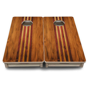 Timberline Stripe - Mini or Vacation Size Cornhole Boards Cornhole Solutions