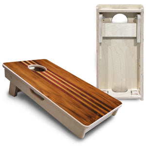 Timberline Stripe - Mini or Vacation Size Cornhole Boards Cornhole Solutions