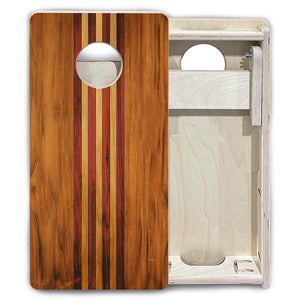 Timberline Stripe - Mini or Vacation Size Cornhole Boards Cornhole Solutions