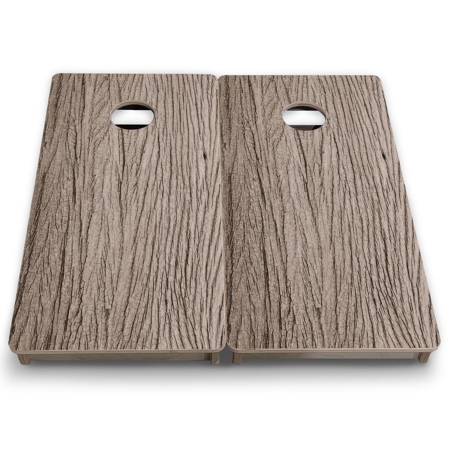 Weathered Oak - Mini or Vacation Size Cornhole Boards by Cornhole Solutions, custom cornhole board detail photo 7