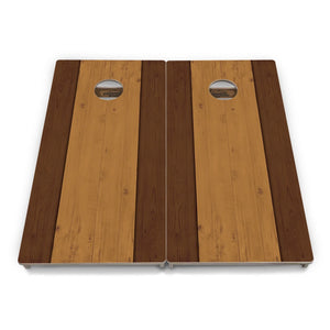 Woodgrain Collection Cornhole Boards – Tournament Series