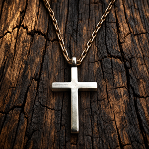 FAITH Classic Cross Necklace - Bronze
