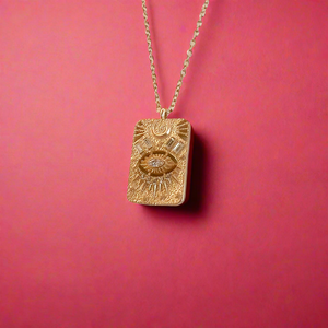 Lucille Necklace | Gold Vermeil by Ke Bella, additional product image 5