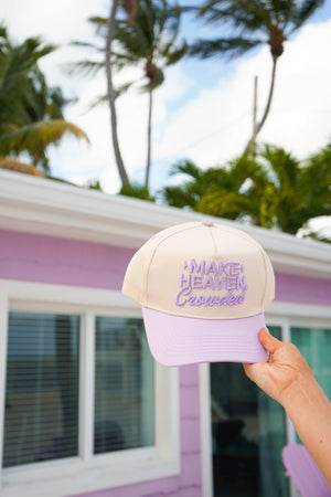 Make Heaven Crowded - Vintage Trucker Hat by KenzKustomz, Southern lifestyle apparel detail photo 11