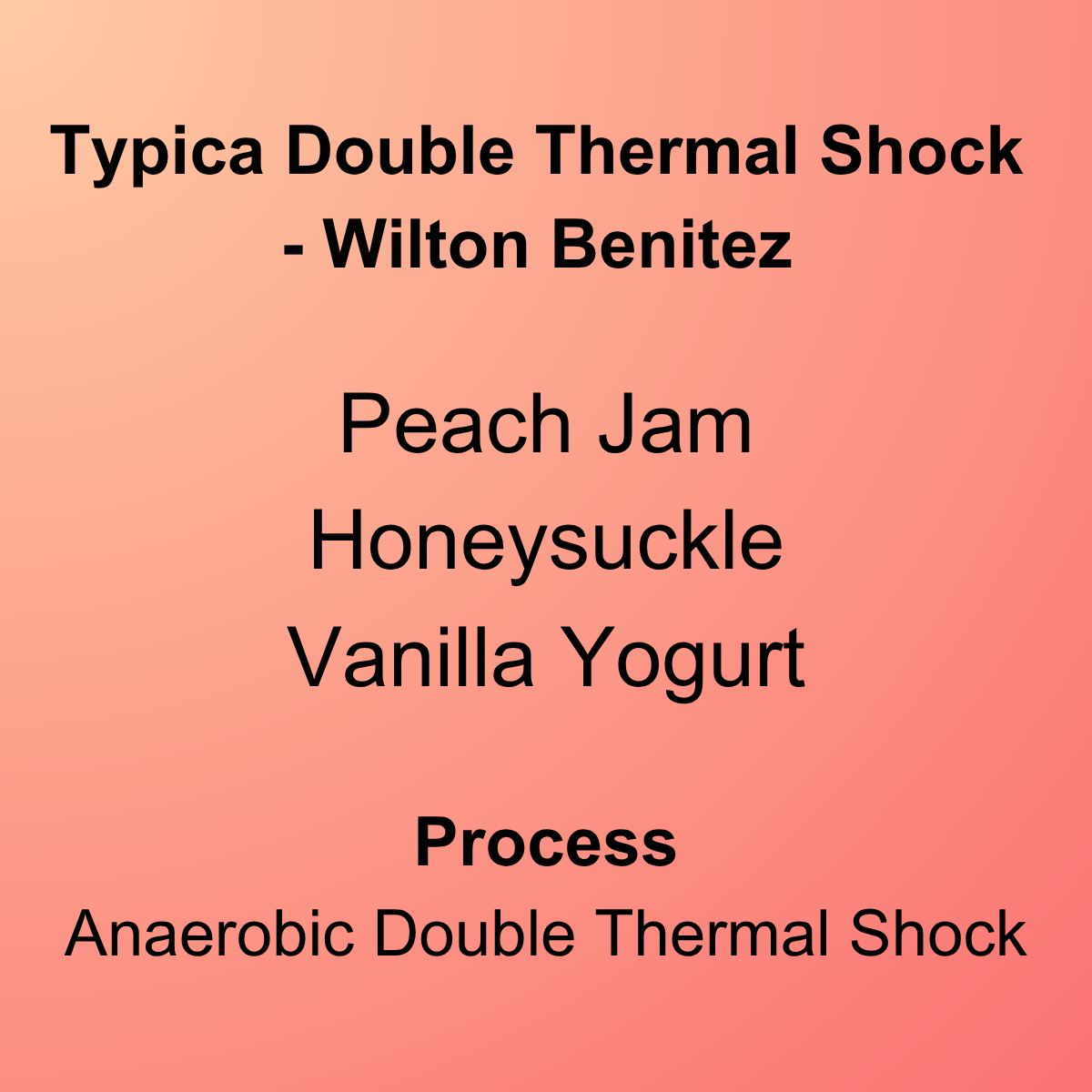 Haiku Brew Typica Double Thermal Shock coffee from Wilton Benitez