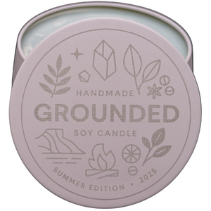 Grounded™ Tranquil Soy Candle | Calm Centered Strength – ResilScents™
