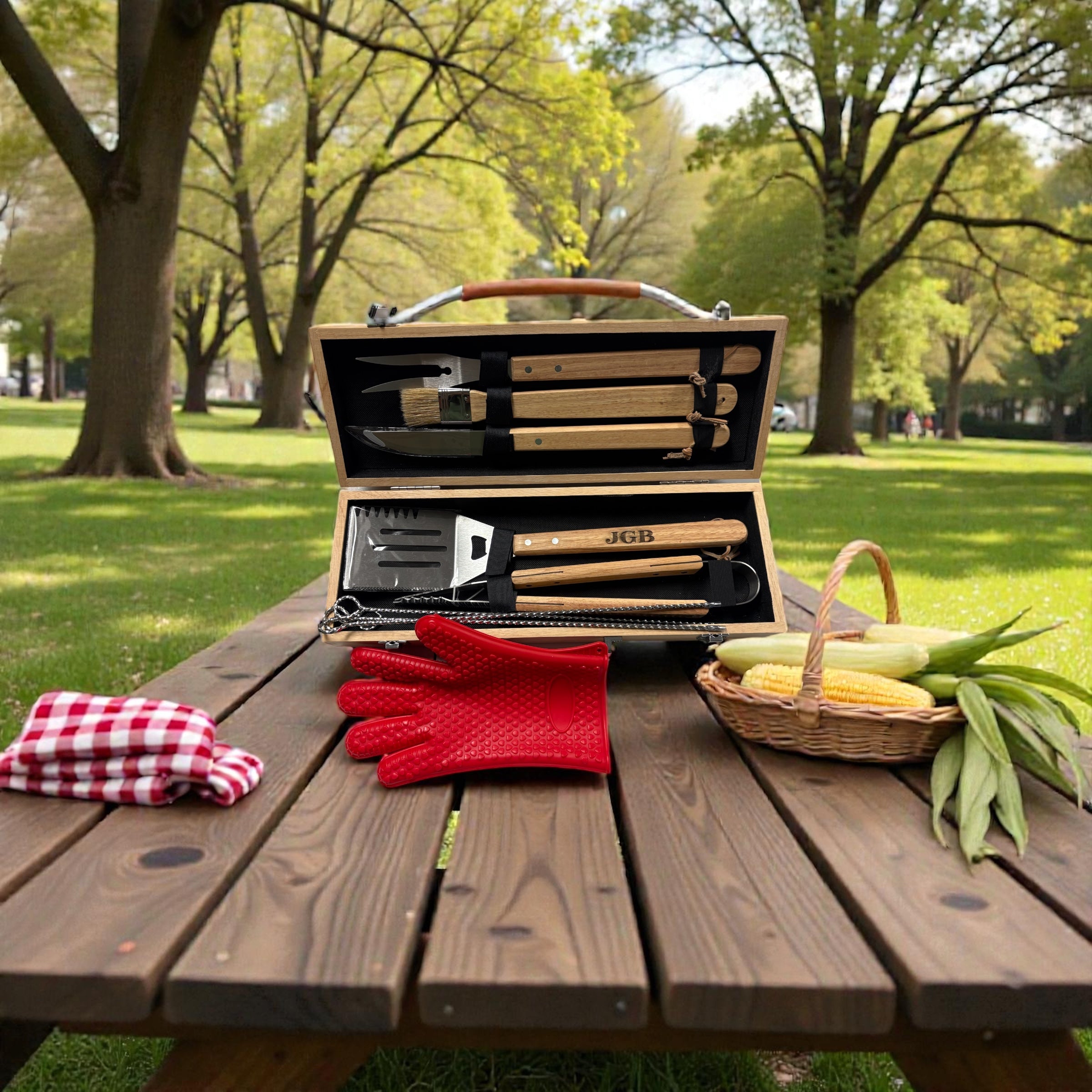 Personalized BBQ 11 piece set