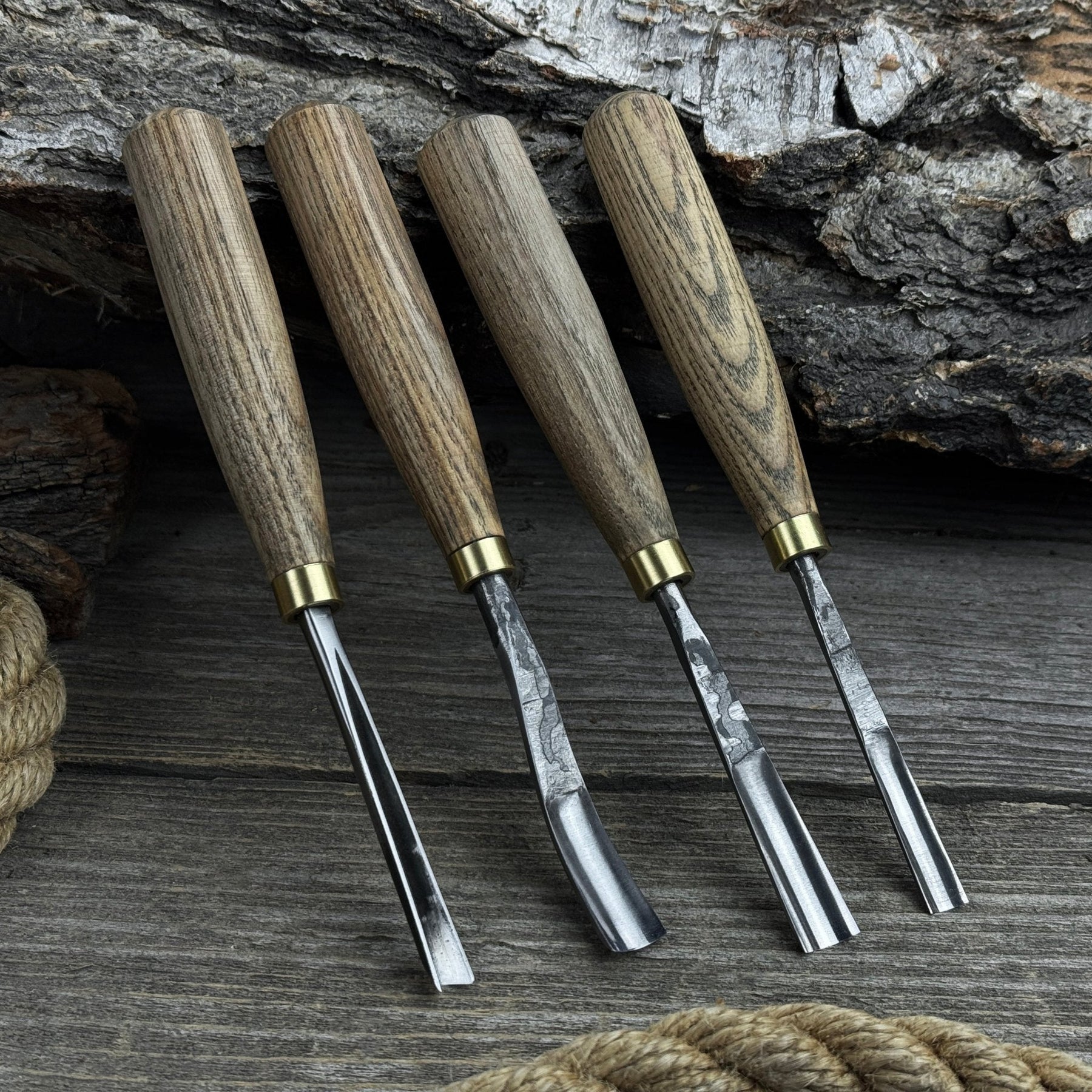 5-Piece Wood Carving Set – Whittling Knife & Gouges