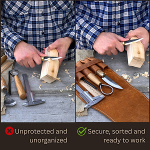 5-Pocket Leather Tool Case