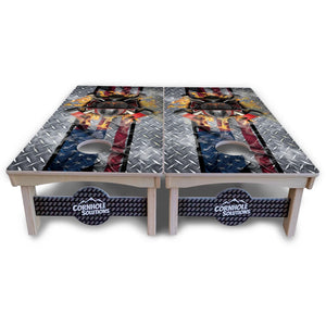 Firefighter Cornhole Boards – Pro Lite or Pro Elite