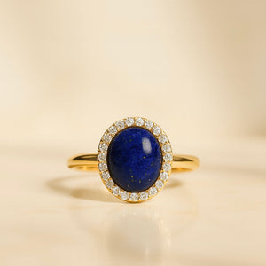 Amélie - Lapis Lazuli Ring handmade jewelry by Ke Bella