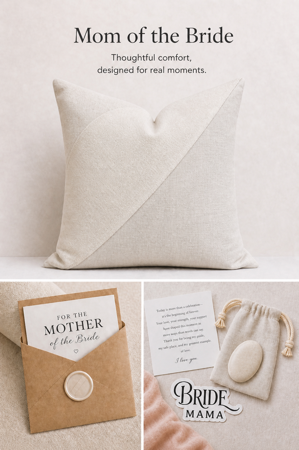 Mother of the Bride Pillow Pack by PillowPackShop