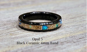The Taz Opal and Ash Memorial Ring