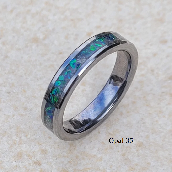 The Taz Opal and Ash Memorial Ring