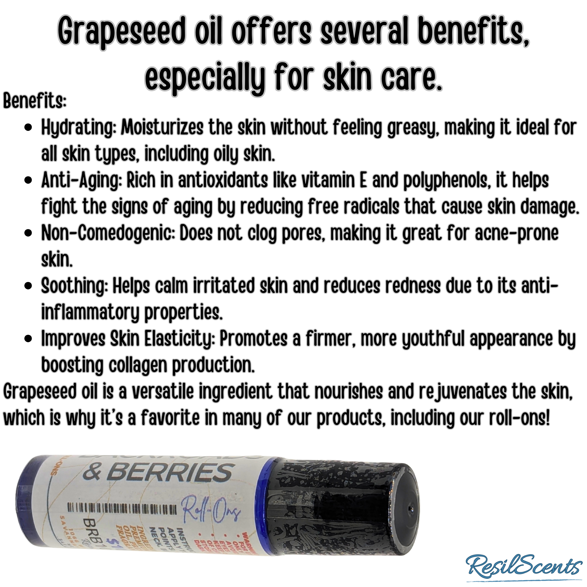 Backroads & Berries™ Roll-On Oil – Sweet. Nostalgic. Comforting. | ResilScents™ by ResilScents, scented candle detail photo 2