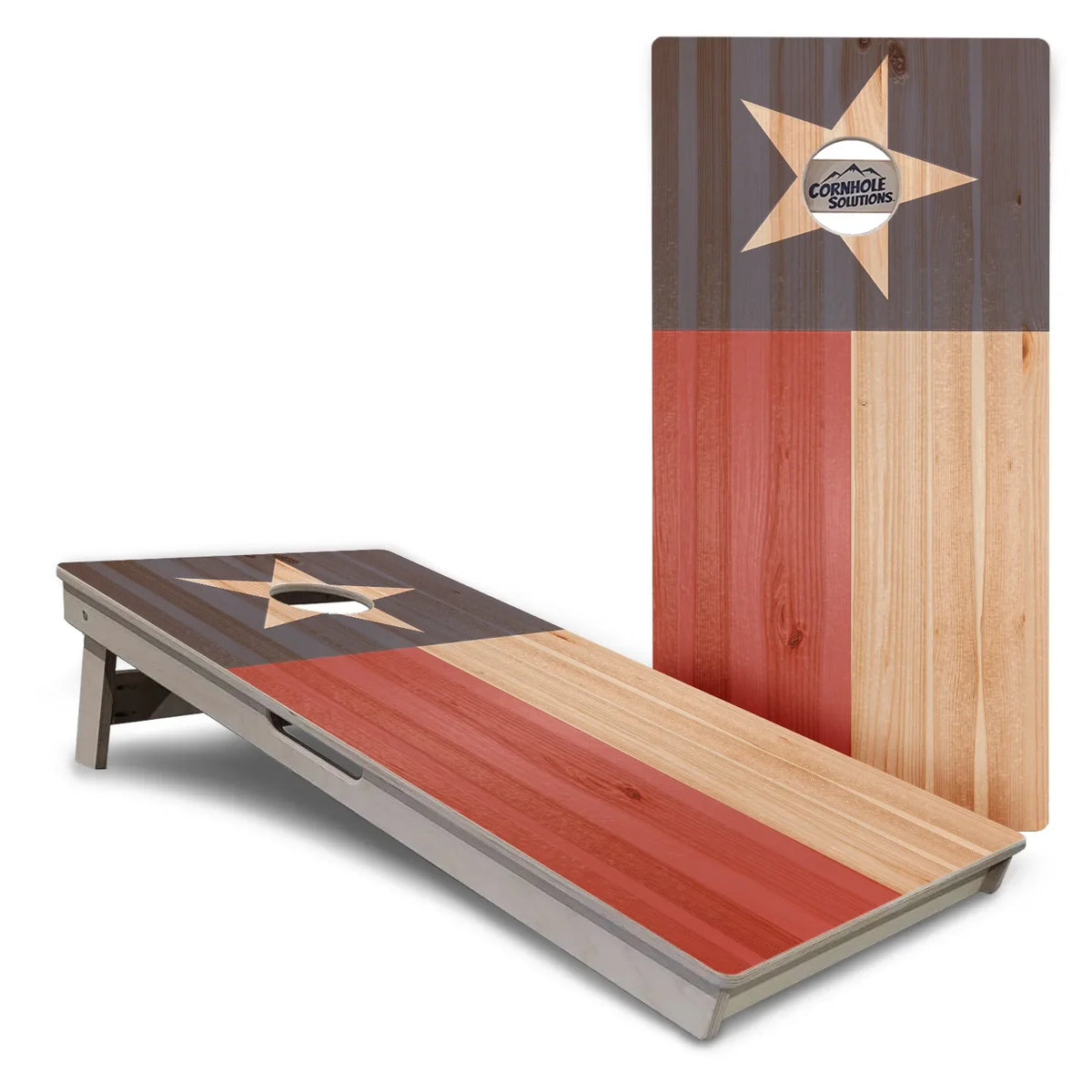 Faded Texas Flag Cornhole Boards – Tournament Series