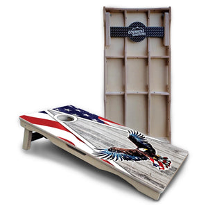 Eagle Flag Cornhole Boards – Pro Lite or Pro Elite