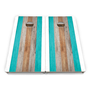 Beach Stripe Cornhole Boards – Tournament Series