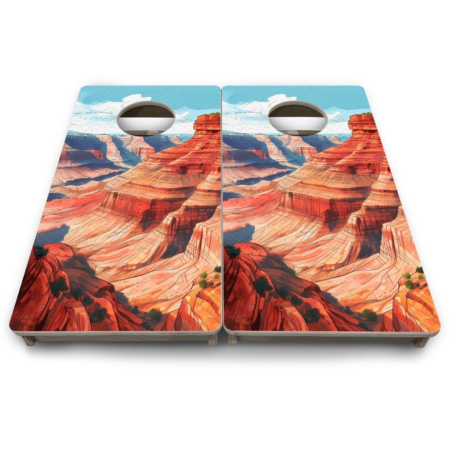 Grand Canyon - Mini or Vacation Size Boards Cornhole Solutions
