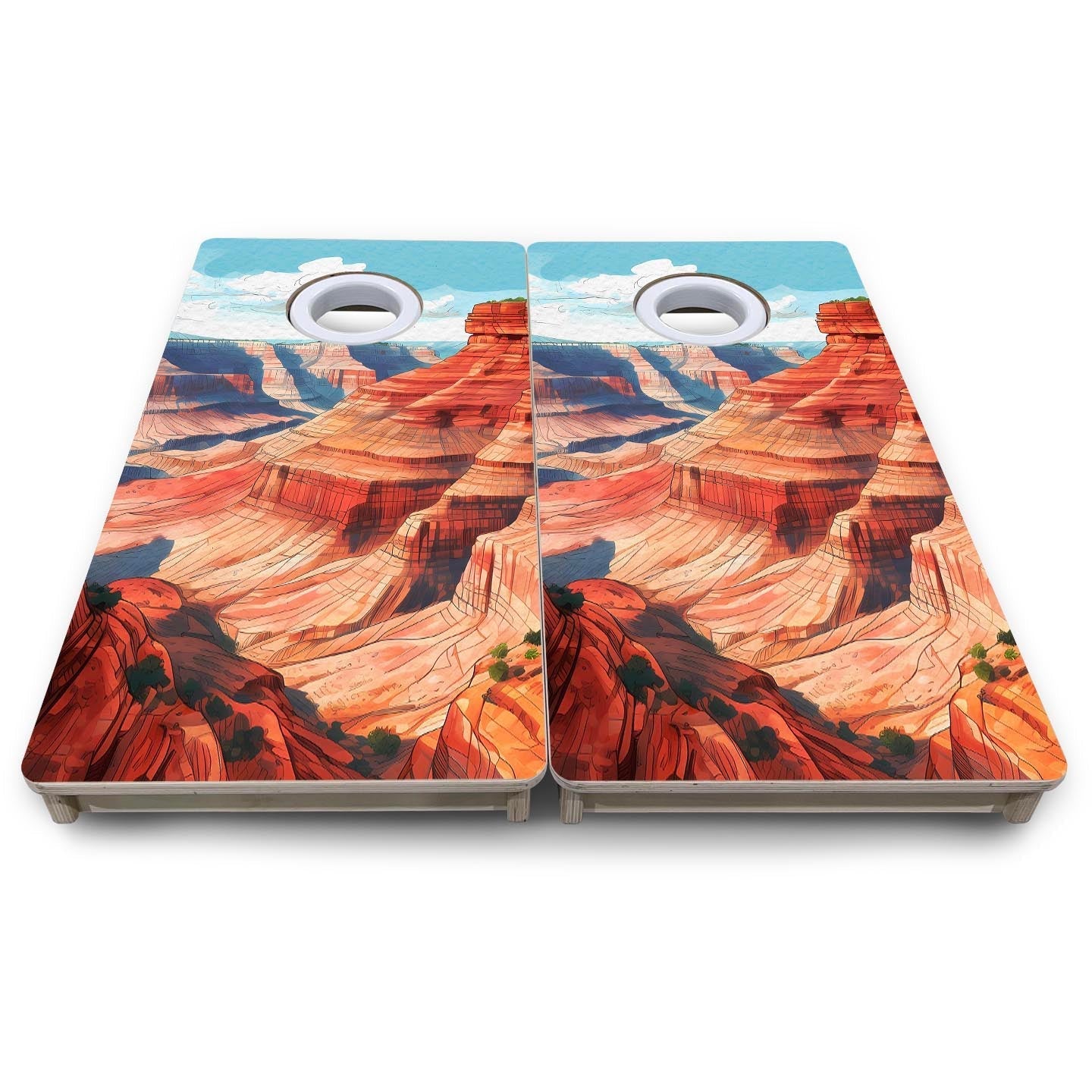 Grand Canyon - Mini or Vacation Size Boards Cornhole Solutions