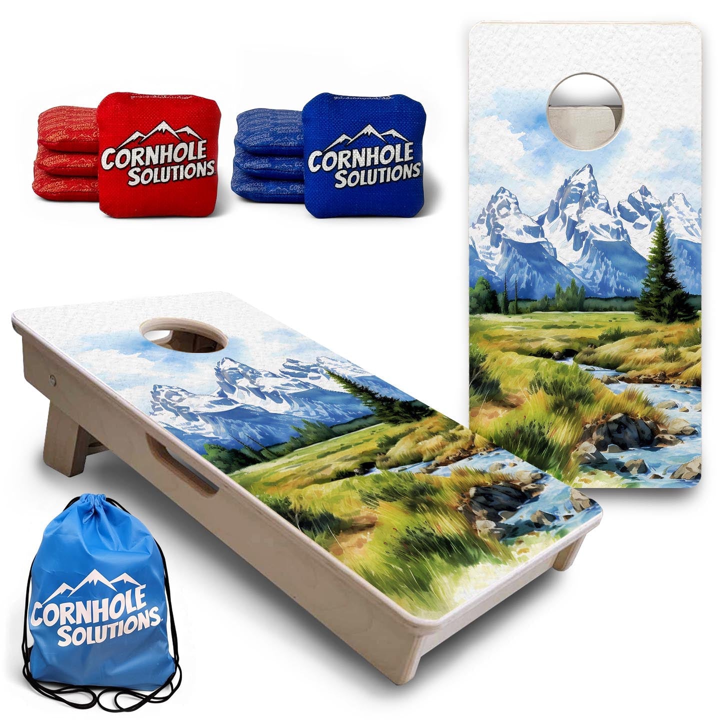 Grand Tetons - Mini or Vacation Size Boards Cornhole Solutions
