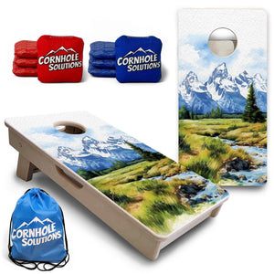 Grand Tetons - Mini or Vacation Size Boards Cornhole Solutions