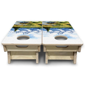 Grand Tetons - Mini or Vacation Size Boards Cornhole Solutions