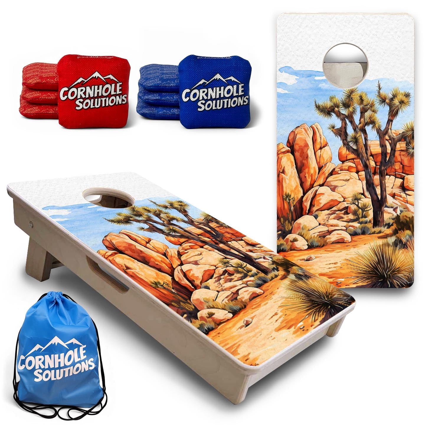Joshua Tree - Mini or Vacation Size Boards Cornhole Solutions