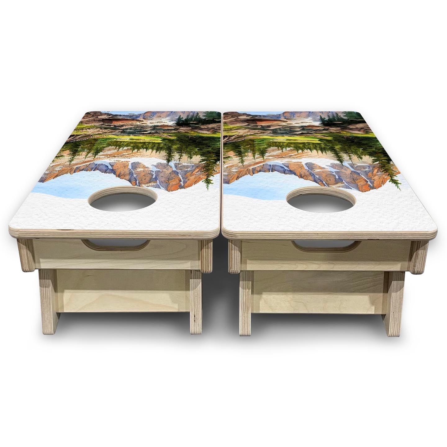 Rocky Mountains - Mini or Vacation Size Boards Cornhole Solutions