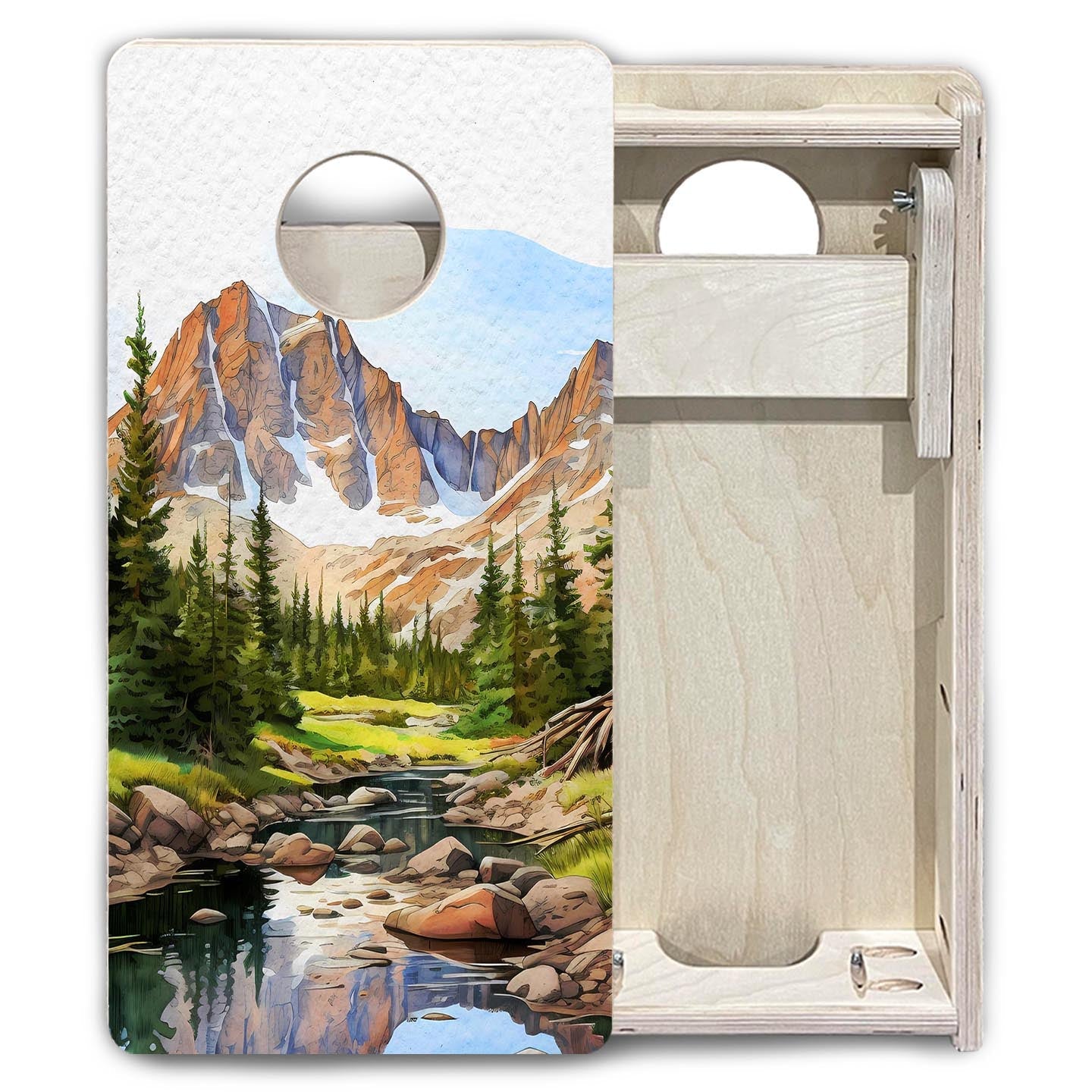 Rocky Mountains - Mini or Vacation Size Boards Cornhole Solutions