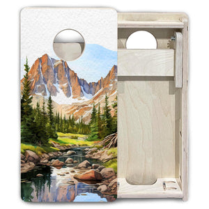 Rocky Mountains - Mini or Vacation Size Boards Cornhole Solutions