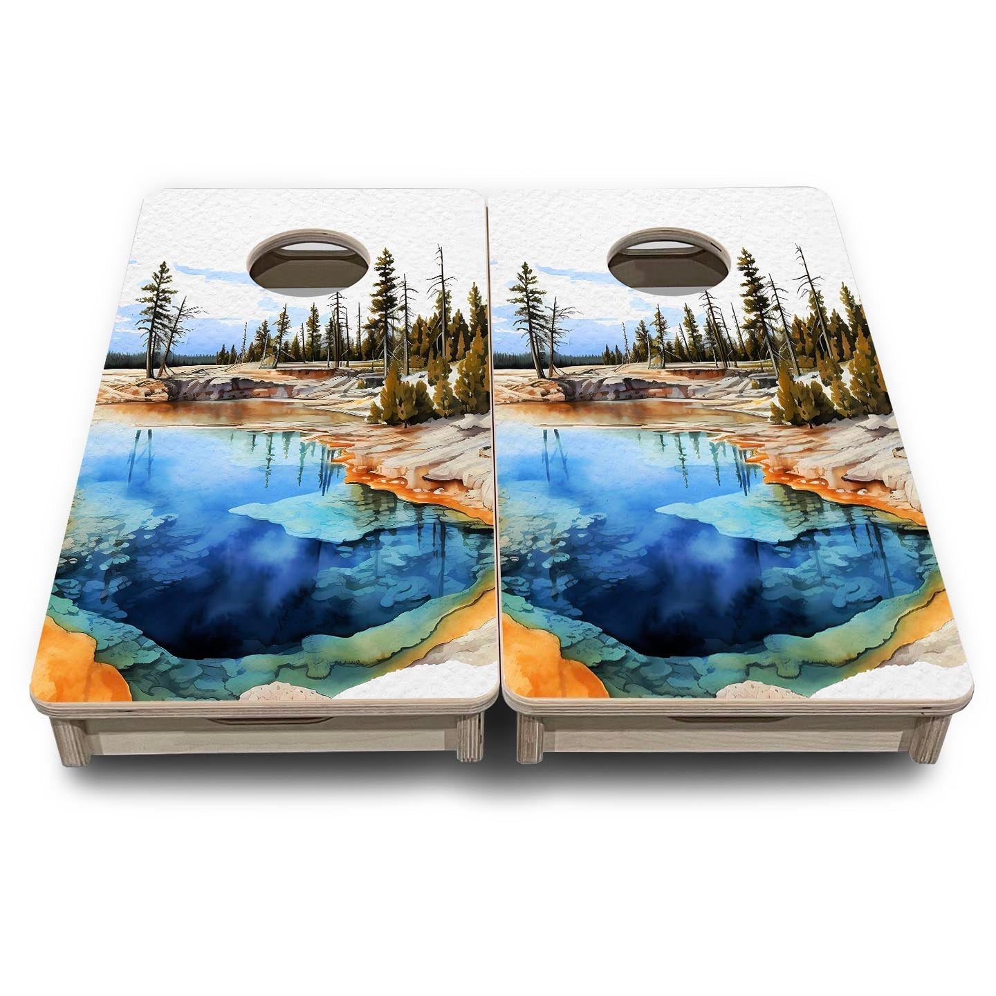 Yellowstone - Mini or Vacation Size Boards Cornhole Solutions