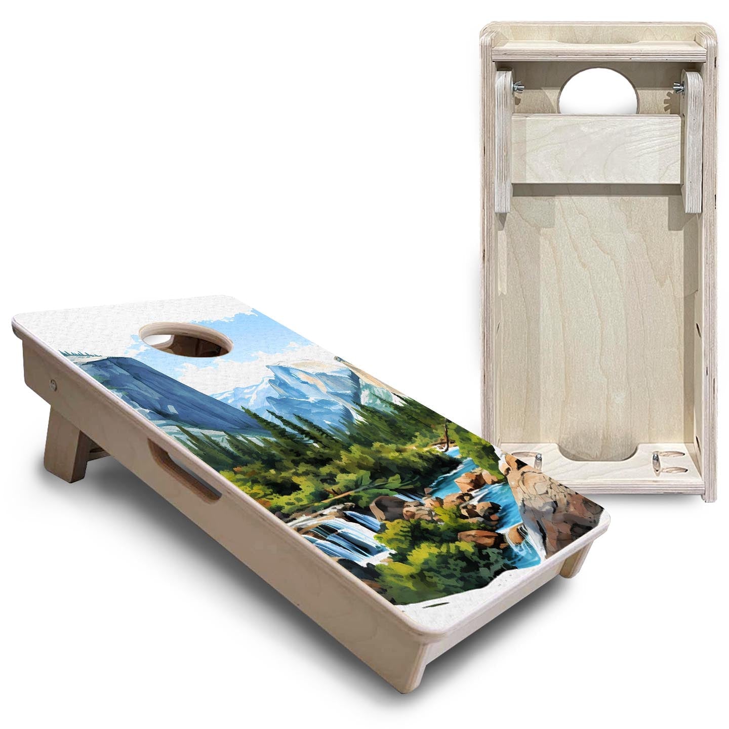 Yosemite - Mini or Vacation Size Boards Cornhole Solutions