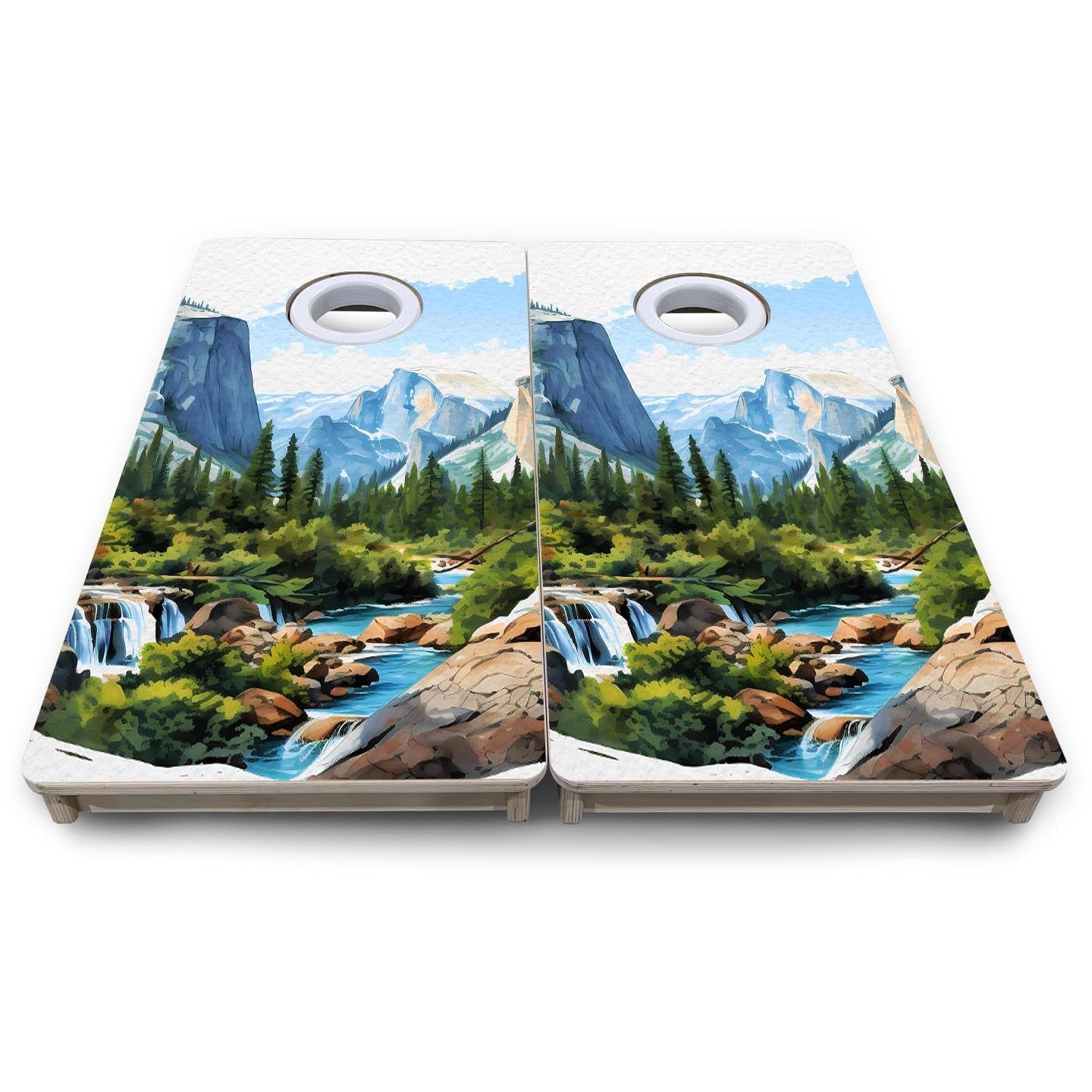 Yosemite - Mini or Vacation Size Boards Cornhole Solutions
