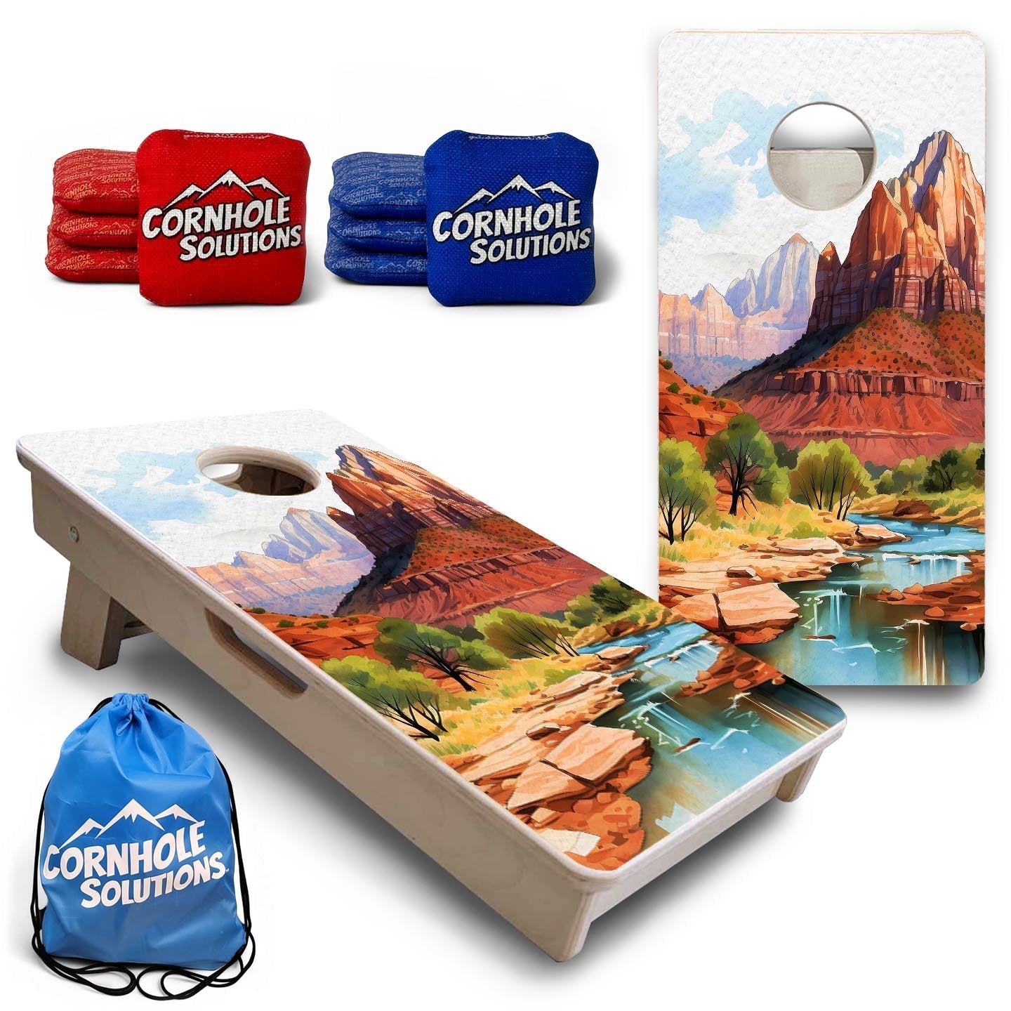 Zion - Mini or Vacation Size Boards Cornhole Solutions