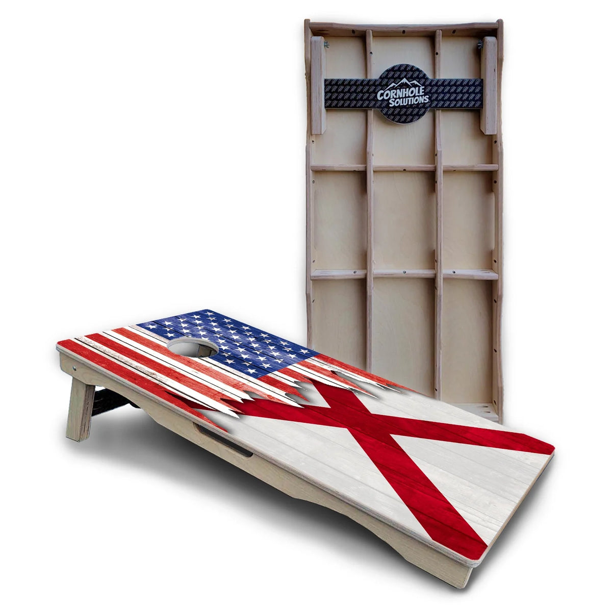 State Flag Cornhole Boards – AL to GA – Pro Lite or Pro Elite