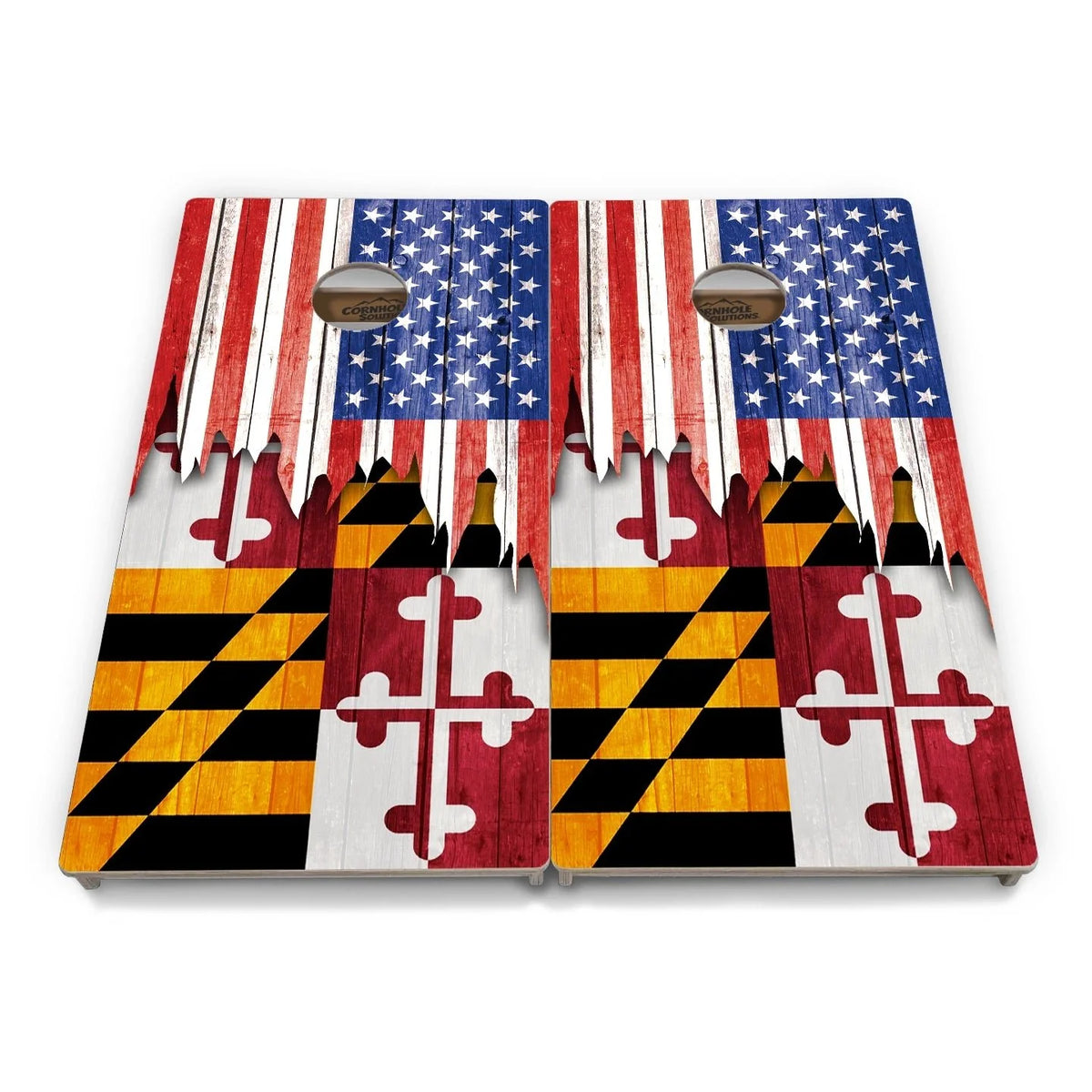 State Flag Cornhole Boards – HI–MD – Tournament Series