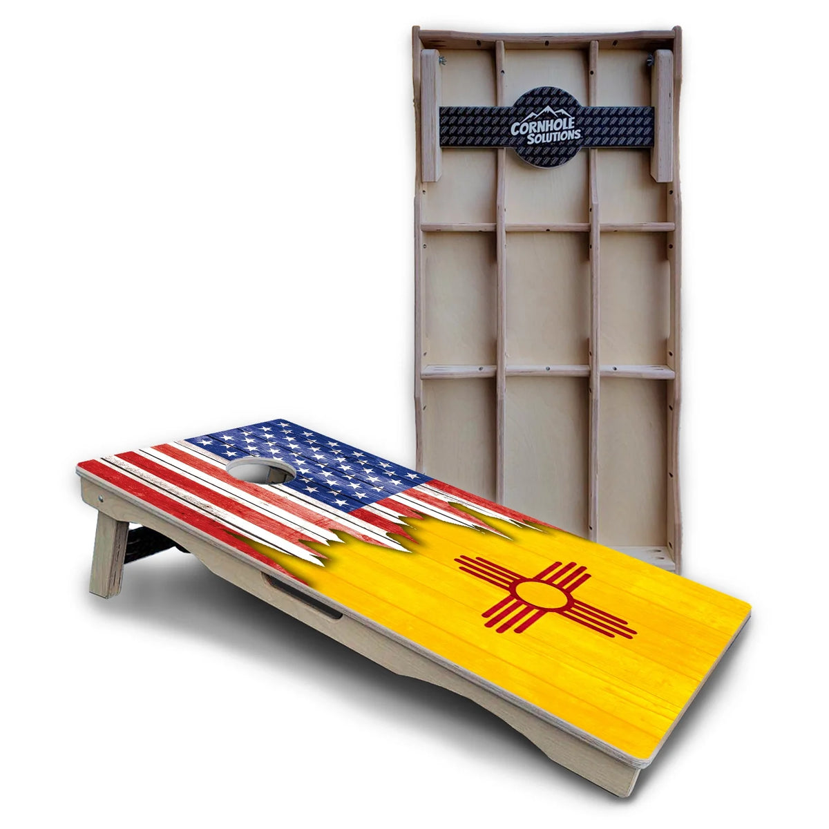 State Flag Cornhole Boards – NM to SC – Pro Lite or Pro Elite