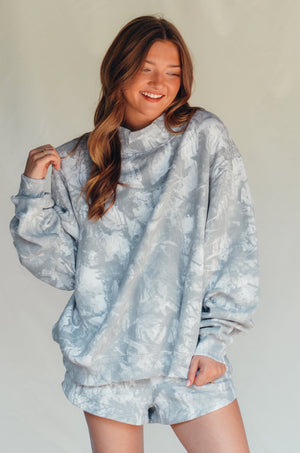 PREORDER ITEM (Estimated 11/10 ship date) White Wash Camo Fleece Shorts by Southern Bliss Company