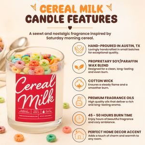 Cereal Milk Container Candle