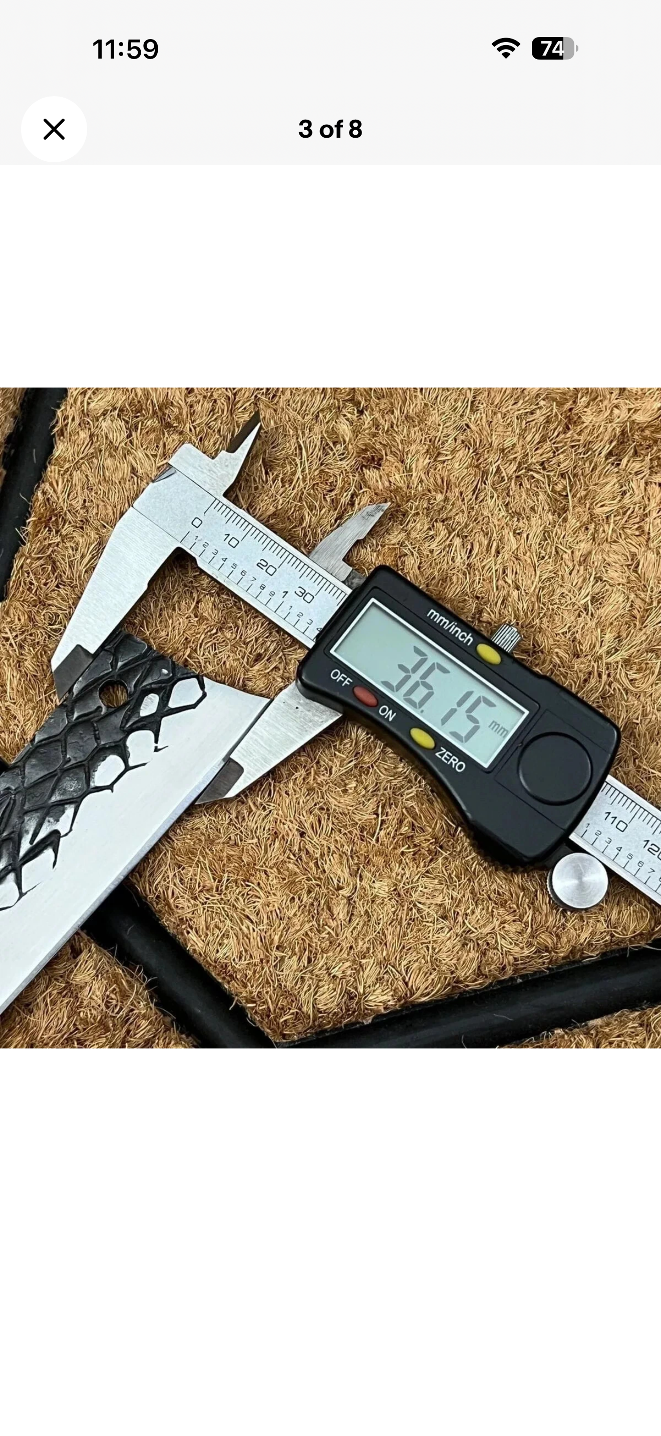 Ironwood Dragon Pattern Bull Cutter with Engraved Scale Blade