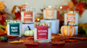 Autumn Leaves Container Candle by Clay House Candles – view 2