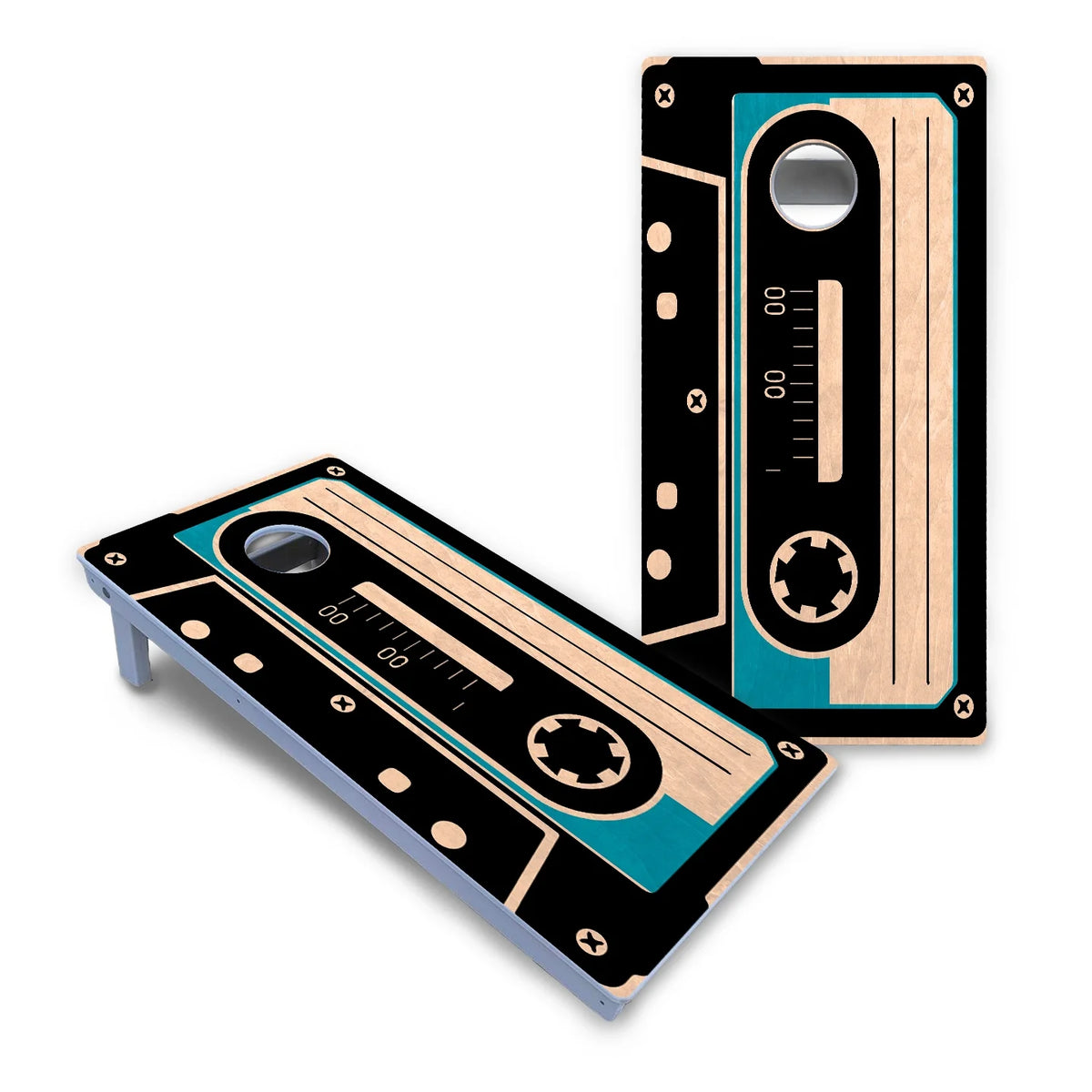 Cassette Tape Cornhole Boards - All Weather Series
