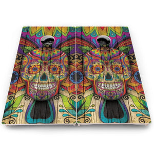 Sugar Skull Cornhole Boards – Pro Lite or Pro Elite