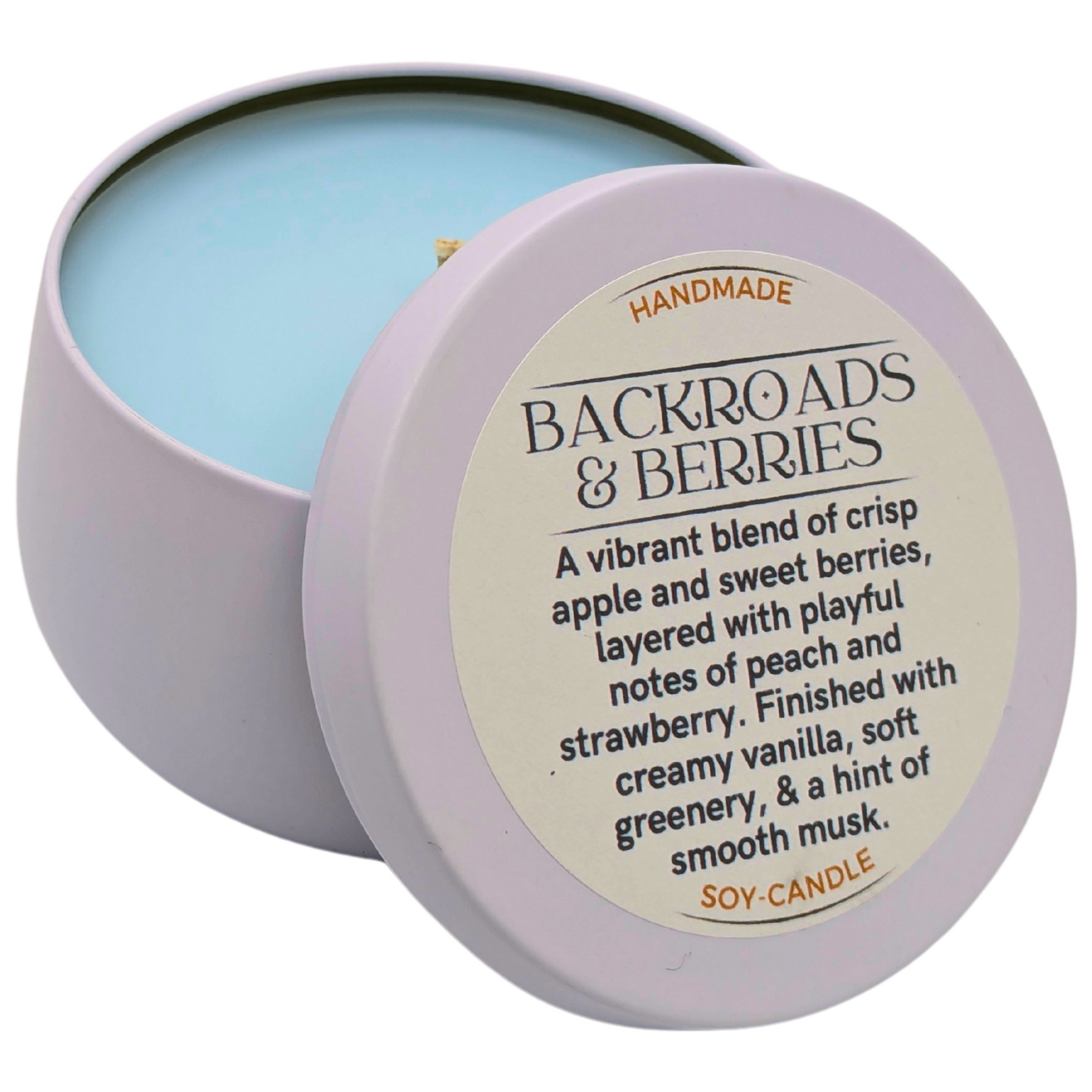 Backroads & Berries™ Tranquil Soy Candle | Nostalgic Country Calm – ResilScents™