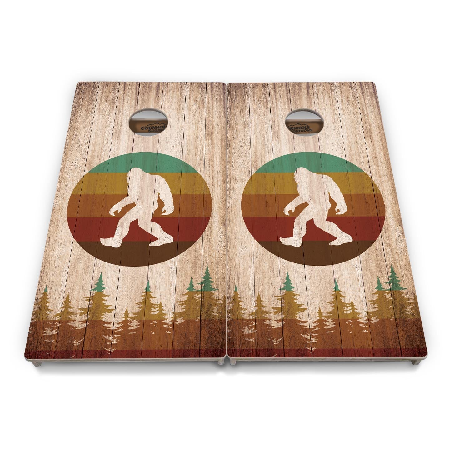Complete Tournament Cornhole Bundle - Boards, Bags & Carrying Case - Bigfoot