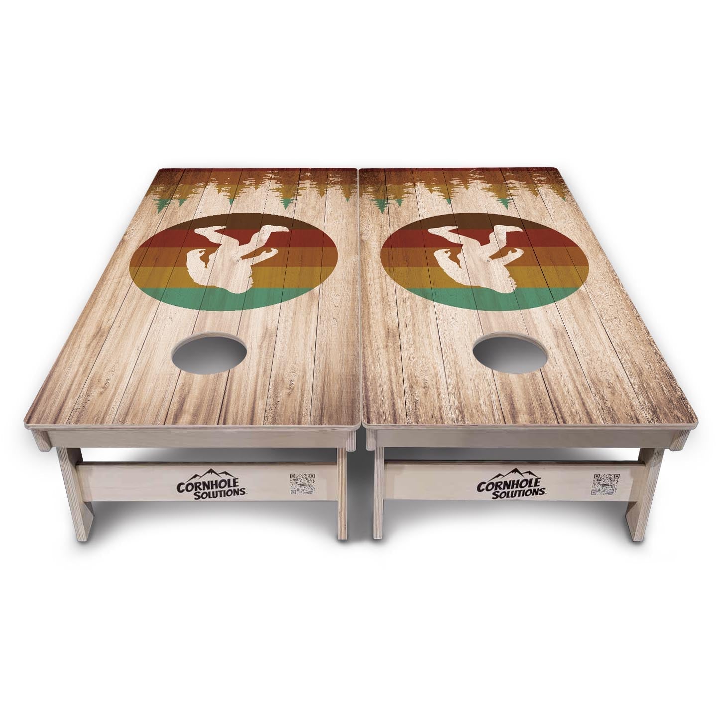 Complete Tournament Cornhole Bundle - Boards, Bags & Carrying Case - Bigfoot