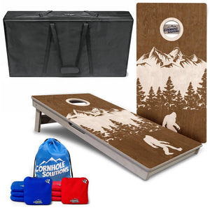 Complete Tournament Cornhole Bundle - Boards, Bags & Carrying Case - Bigfoot
