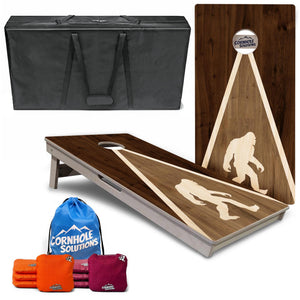 Complete Tournament Cornhole Bundle - Boards, Bags & Carrying Case - Bigfoot