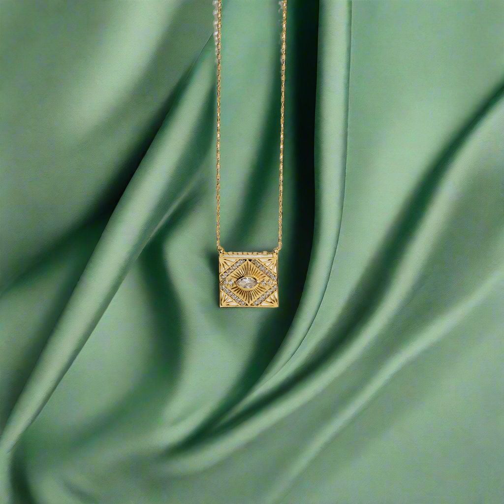 Vera Necklace | Gold Vermeil by Ke Bella, additional product image 2